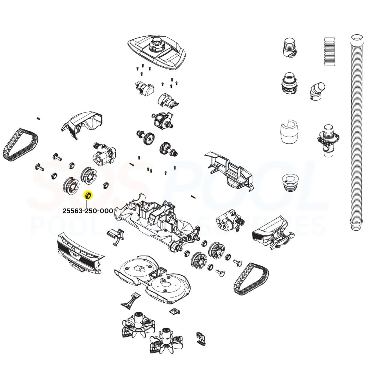 CMP Wheel Ball Bearings For Cleaners | C60 | 25563-250-000