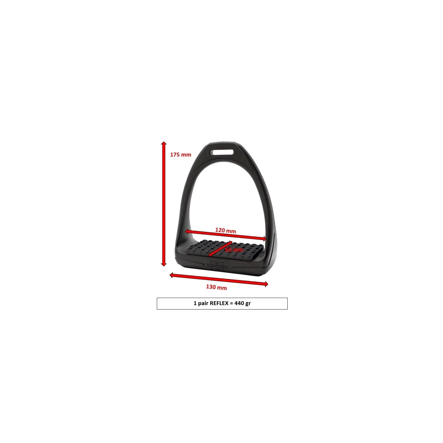 Compositi Reflex Shock Absorbing Stirrups