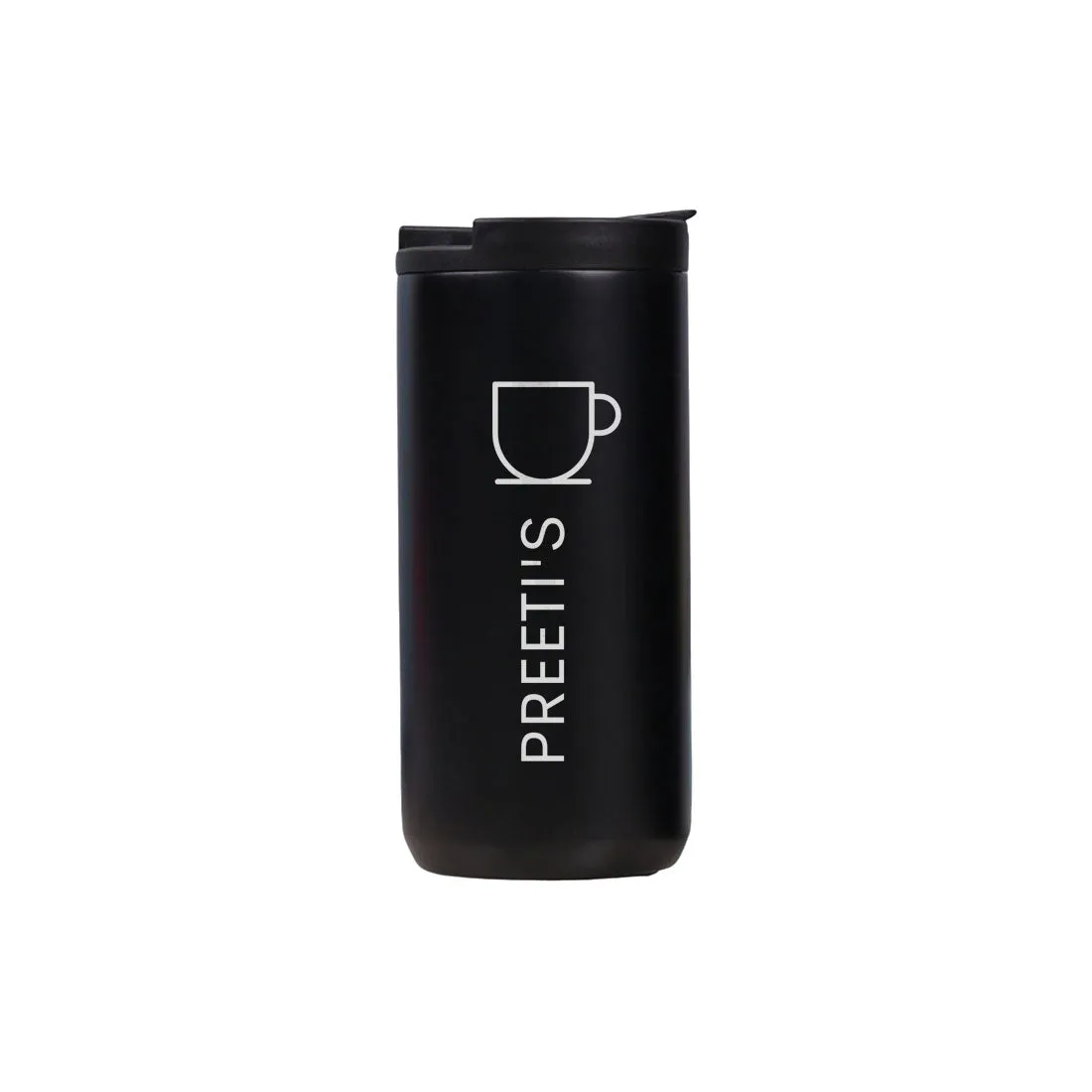 Customized Small Coffee Tumbler Cup for Office Travel Home  (400 ML) - Tea Lover