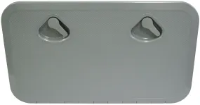 DELUXE MODEL OPENING STORAGE HATCHES - SIZE C, GREY, STANDARD FLUSH TYPE