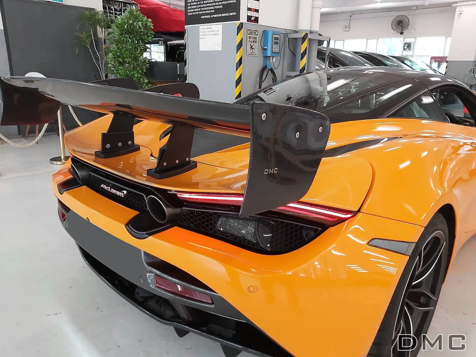 DMC McLaren 720s : Forged Carbon Fiber Aero Kit: GT2 GT3 Track Car Spoiler: Cup Car Goose Neck Wing: Fits the OEM Coupe & Spyder