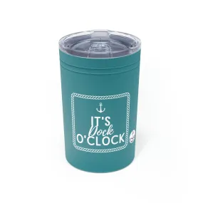 Dock O'Clock Insulated 11 oz Tumbler & 12 Can Insulator (2-in-1)