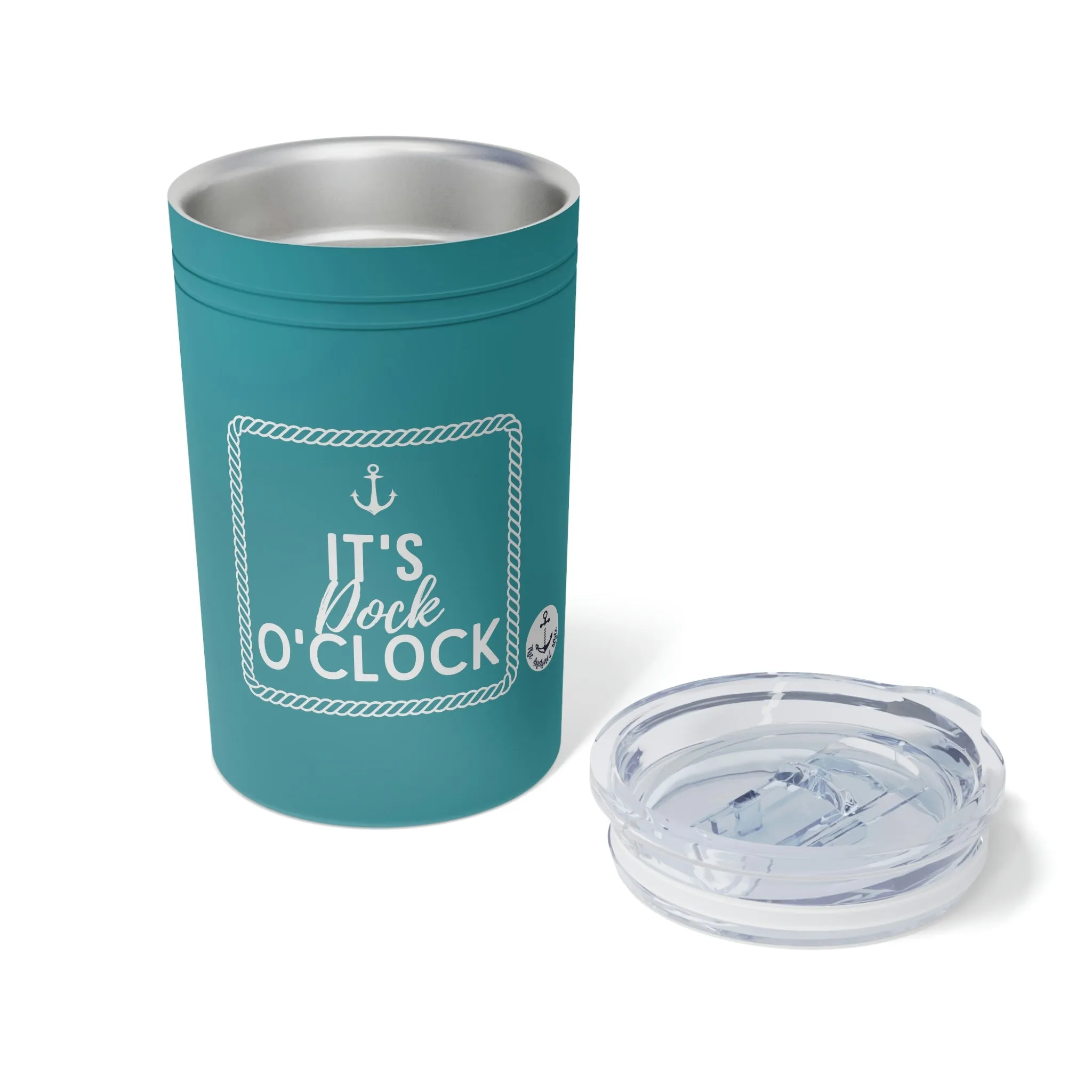 Dock O'Clock Insulated 11 oz Tumbler & 12 Can Insulator (2-in-1)