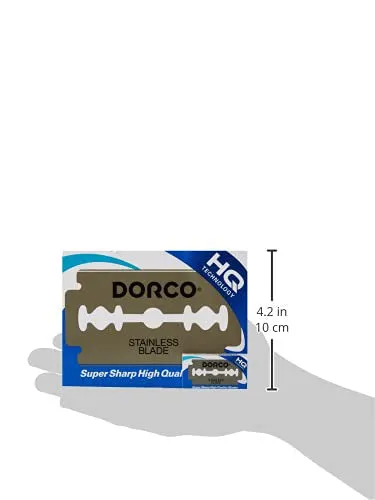 Dorco ST300 Platinum Extra Double Edge Razor Blades - 100 Ct