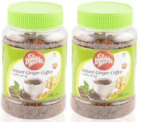 Double Horse Ginger Coffee Powder (150 grams, Pack of 2)