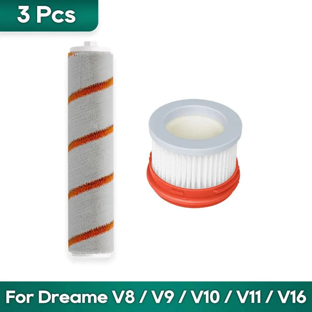 Dreame Vacuum Cleaner Kit: Enhanced Cleaning with Soft Roller and Hepa - V8/V9/V10 Compatibility