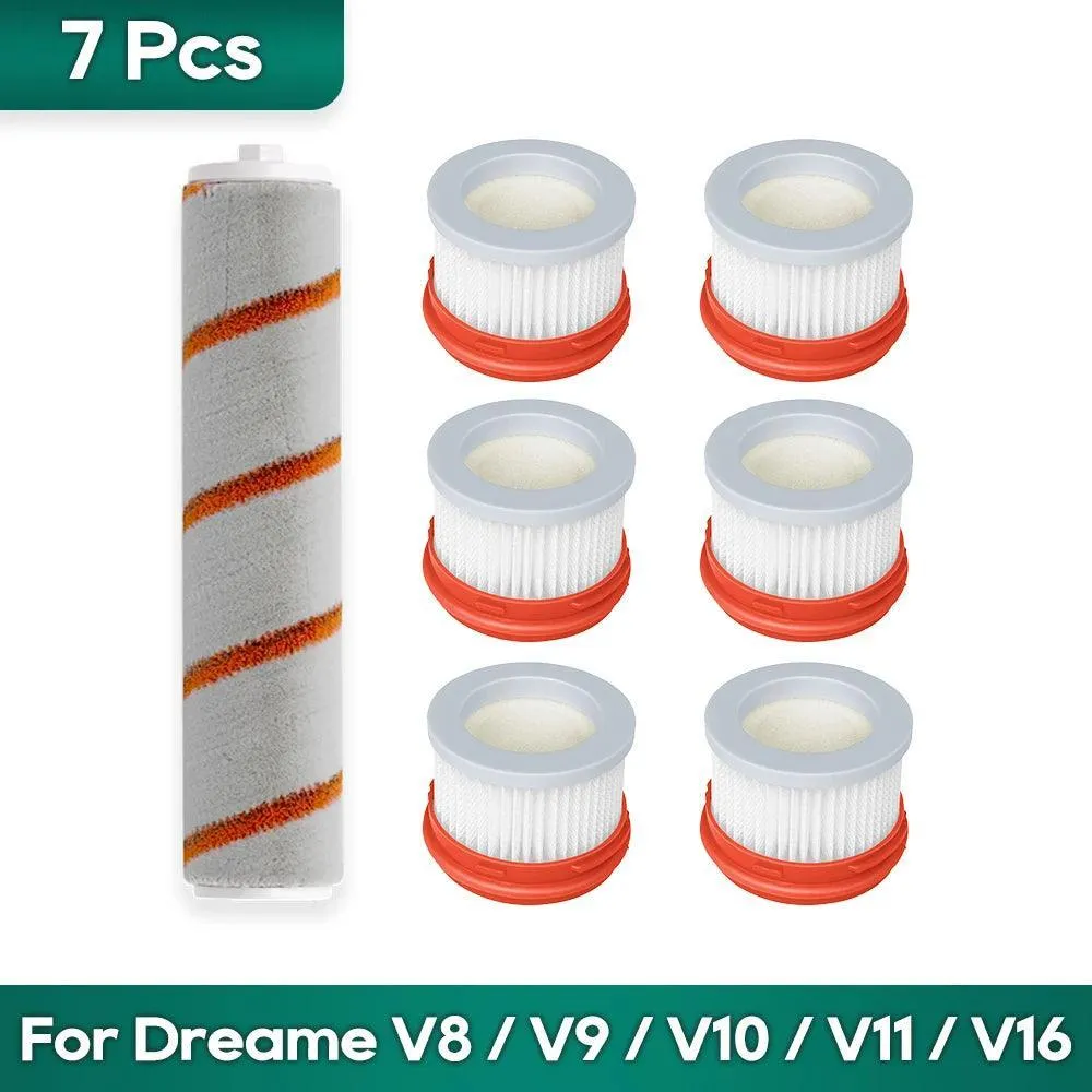 Dreame Vacuum Cleaner Kit: Enhanced Cleaning with Soft Roller and Hepa - V8/V9/V10 Compatibility