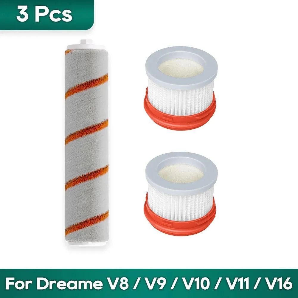 Dreame Vacuum Cleaner Kit: Enhanced Cleaning with Soft Roller and Hepa - V8/V9/V10 Compatibility