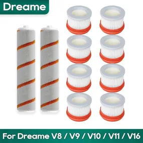 Dreame Vacuum Cleaner Kit: Enhanced Cleaning with Soft Roller and Hepa - V8/V9/V10 Compatibility