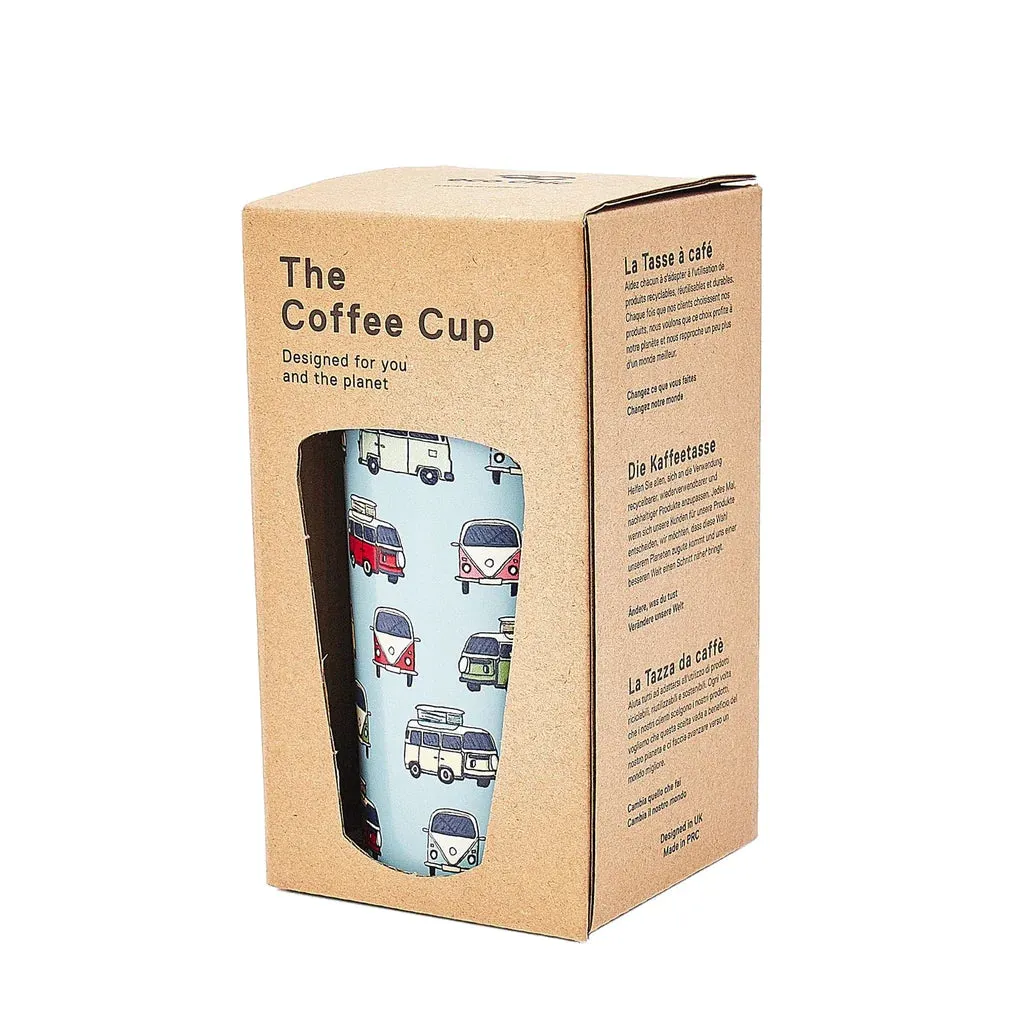 Eco Chic Blue Campervan Thermal Cup