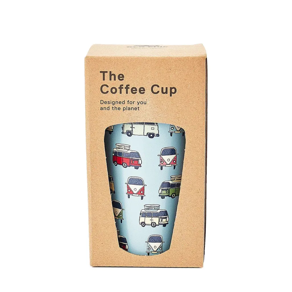 Eco Chic Blue Campervan Thermal Cup