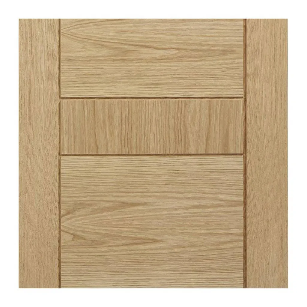 Edmonton Oak Flush Fire Internal Door Pair - 1/2 Hour Fire Rated - Prefinished