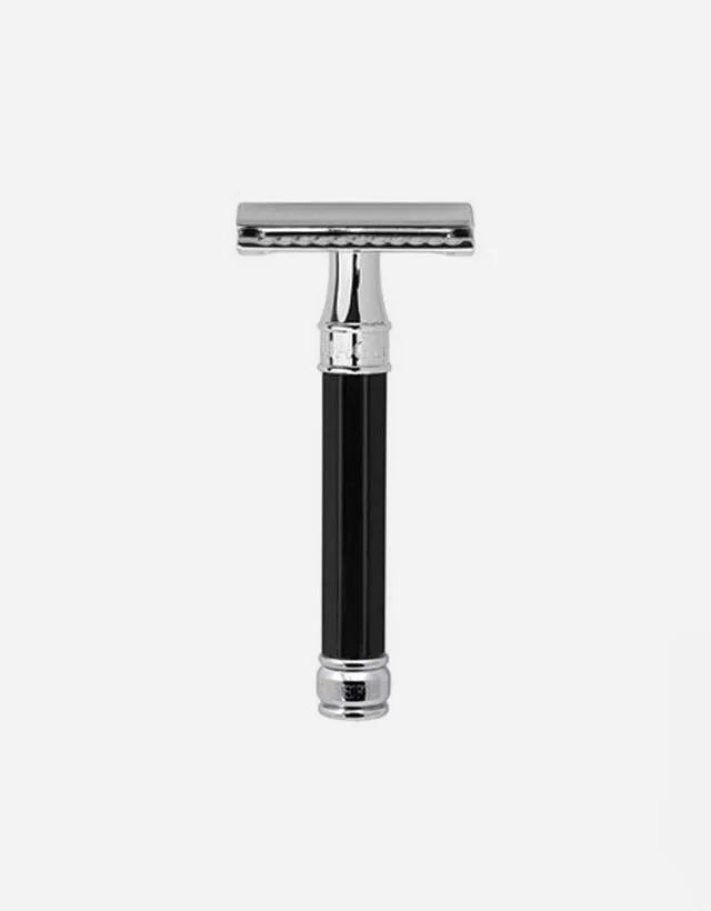 Edwin Jagger - Double Edge Safety Razor, Octagonal, Chrome Plated Metal