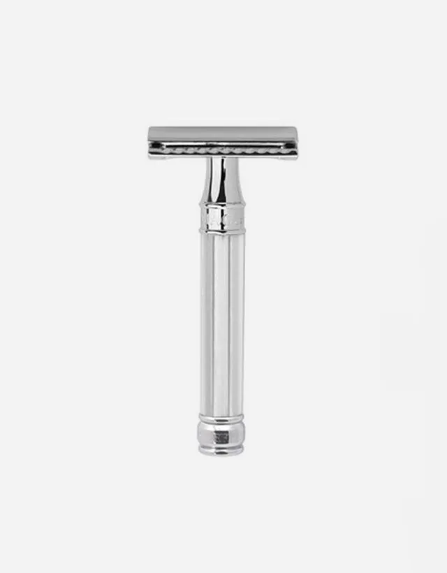 Edwin Jagger - Double Edge Safety Razor, Octagonal, Chrome Plated Metal