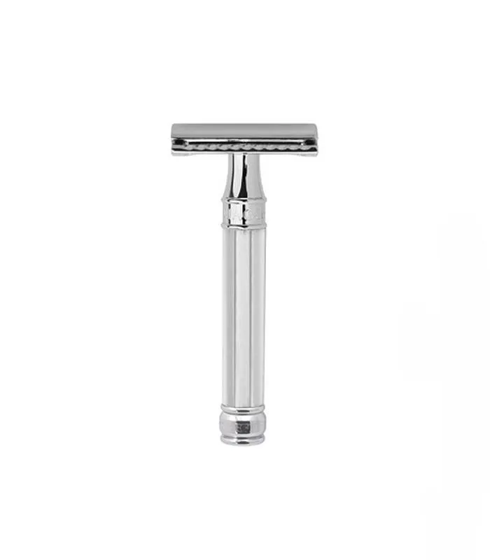 Edwin Jagger - Double Edge Safety Razor, Octagonal, Chrome Plated Metal