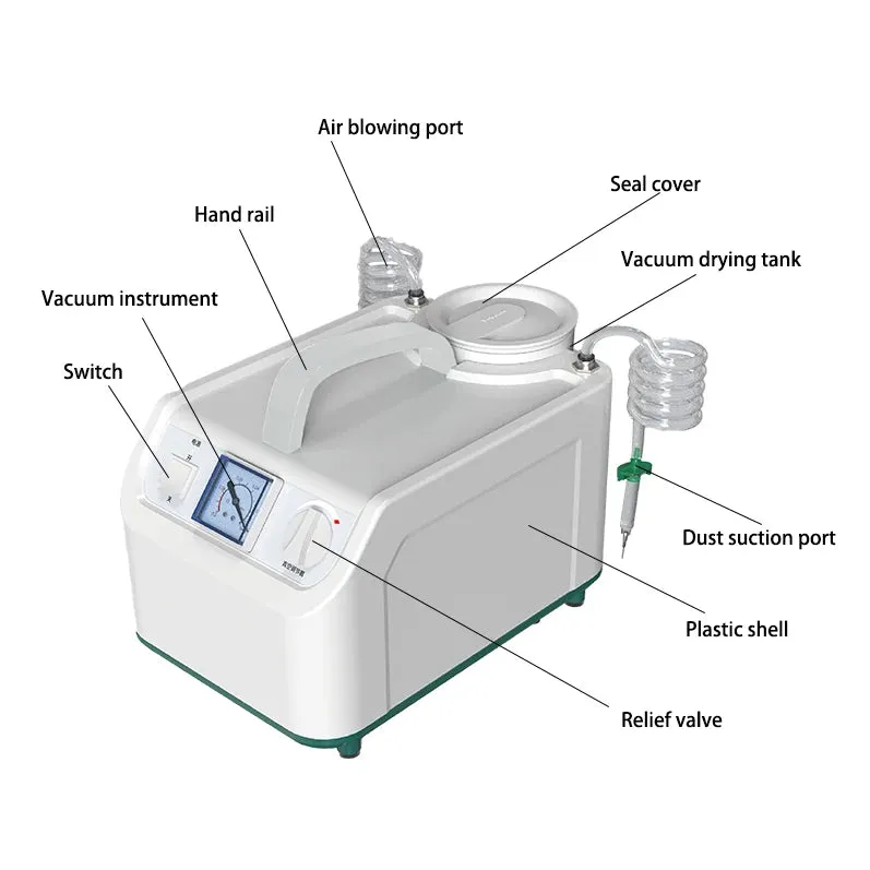 Elevate Your Hearing Aid Care with Our High-Power, Low-Noise 220V Vacuum Pump Cleaner and Drying Equipment