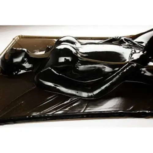 Extreme Black Latex Vacuum Bed by Kink Industries