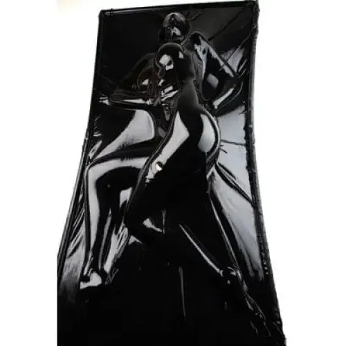 Extreme Black Latex Vacuum Bed by Kink Industries