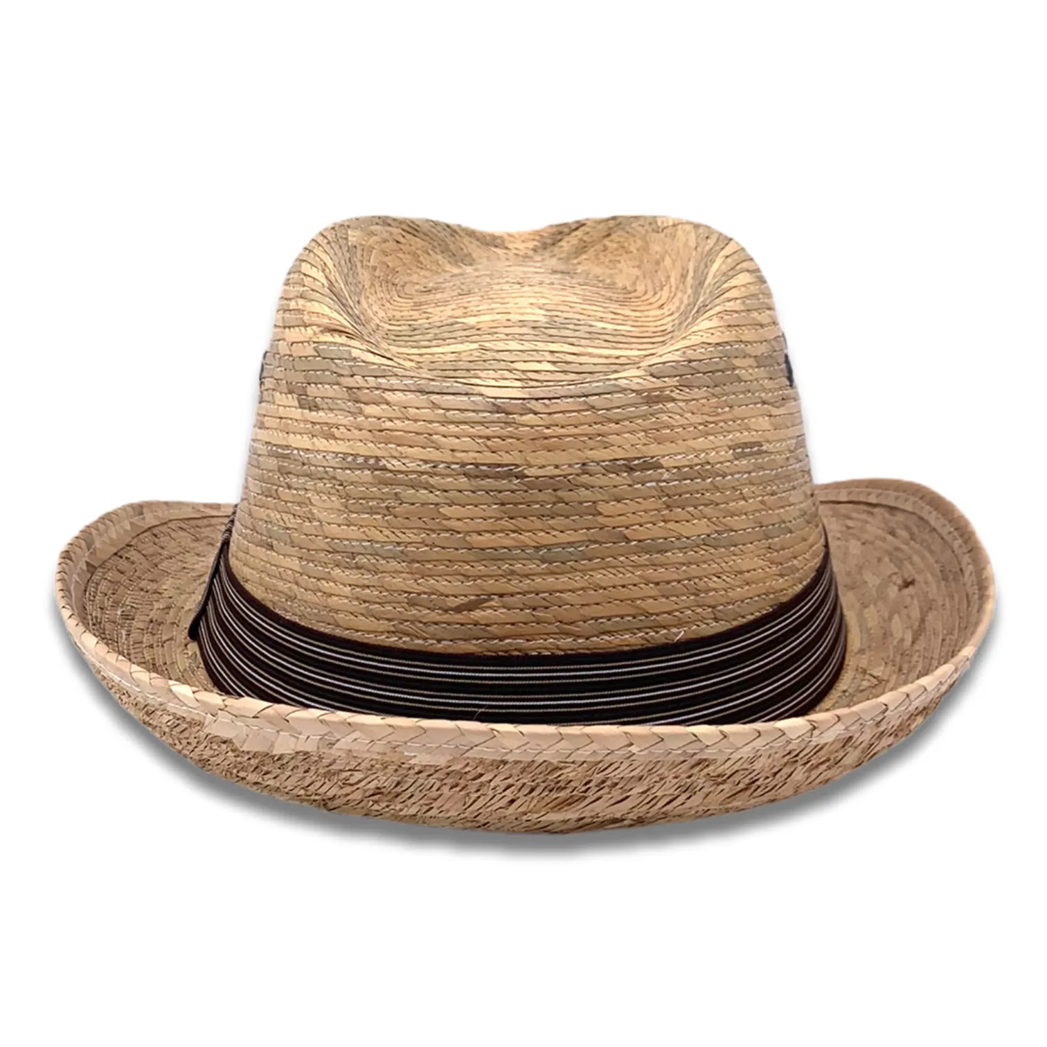 Fedora Palm Hat- Burnt Sahuayo Palm 2