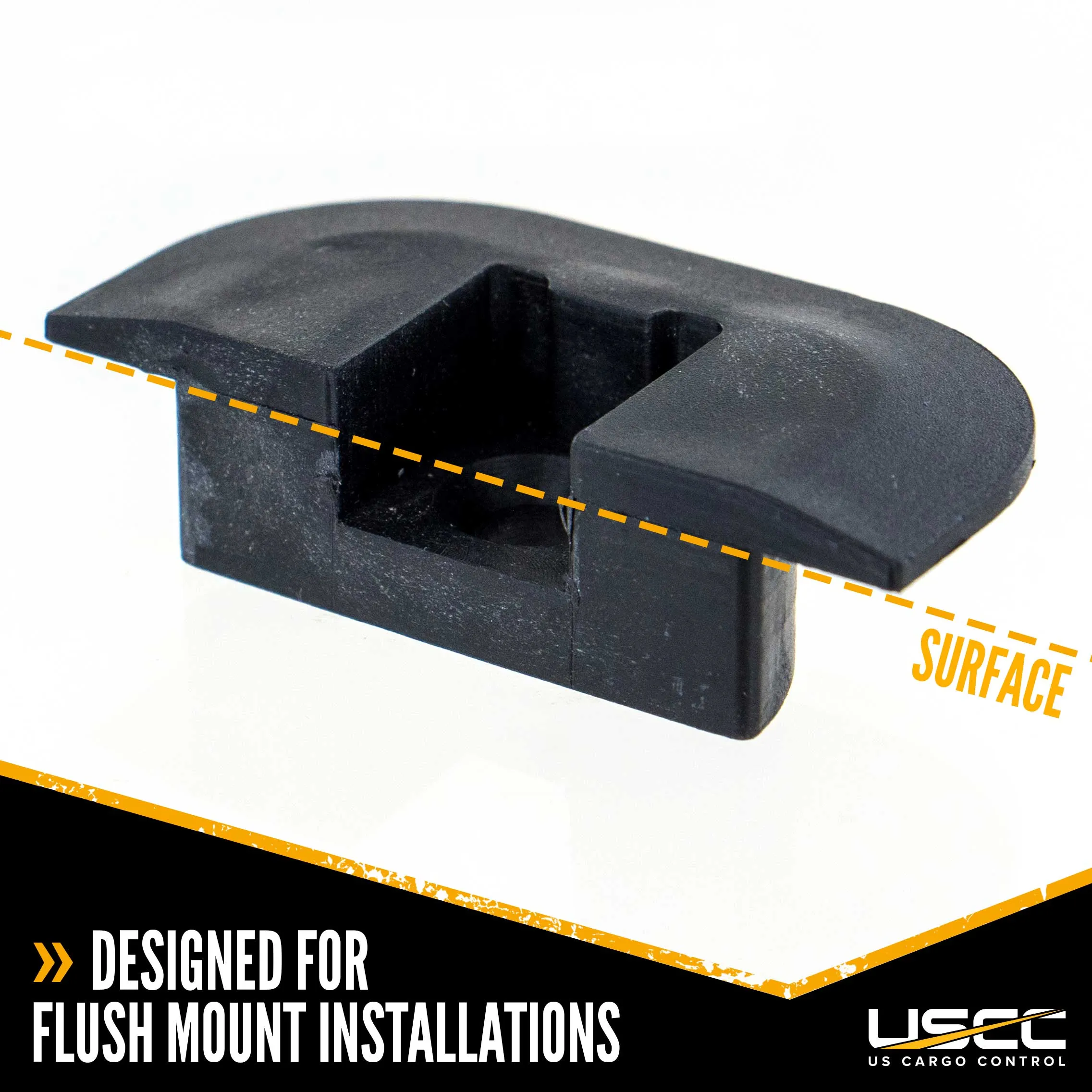 Flanged End Cap for Recessed L-Track