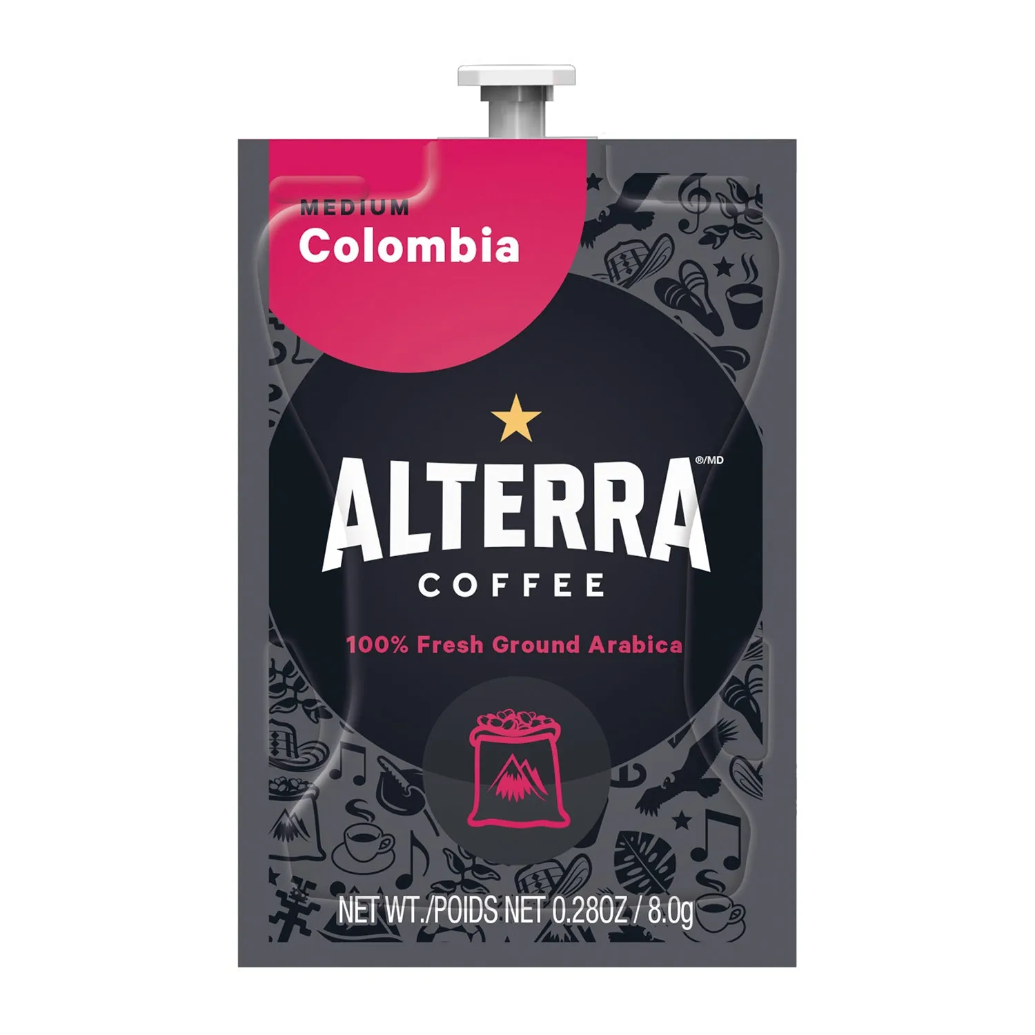 Flavia Alterra Colombia Coffee Freshpacks (20 Count or 100 Case)