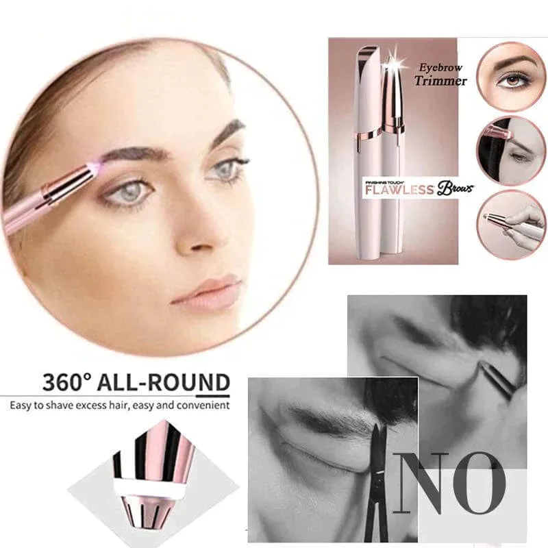 FLAWLESS EYEBROW TRIMMER & EPILATOR (RECHARGEABLE)