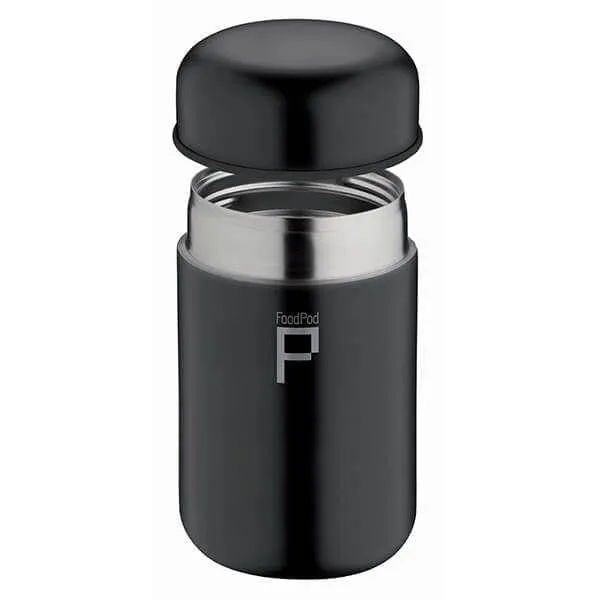 Foodpod Vacuum Flask 0.4L Stainless Steal/Black