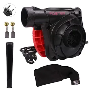 Foster FEB-650VBL Corded Air Blower with Vaccum Cleaner, Powerful Motor, Variable Speed for Clearing Away Dust Particles from Furniture, Cars, Computers, Windows & Bed Sides (Royal Black)