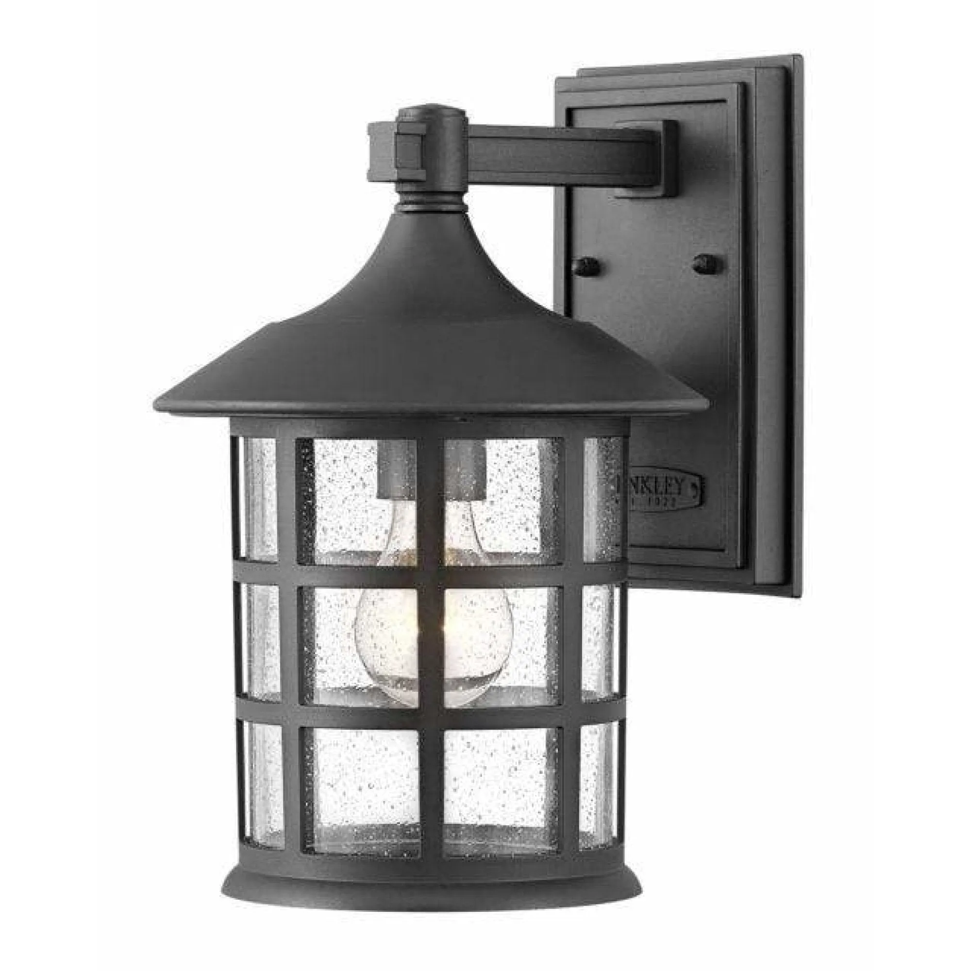 Freeport Coastal Outdoor Wall Lantern - Medium - Black