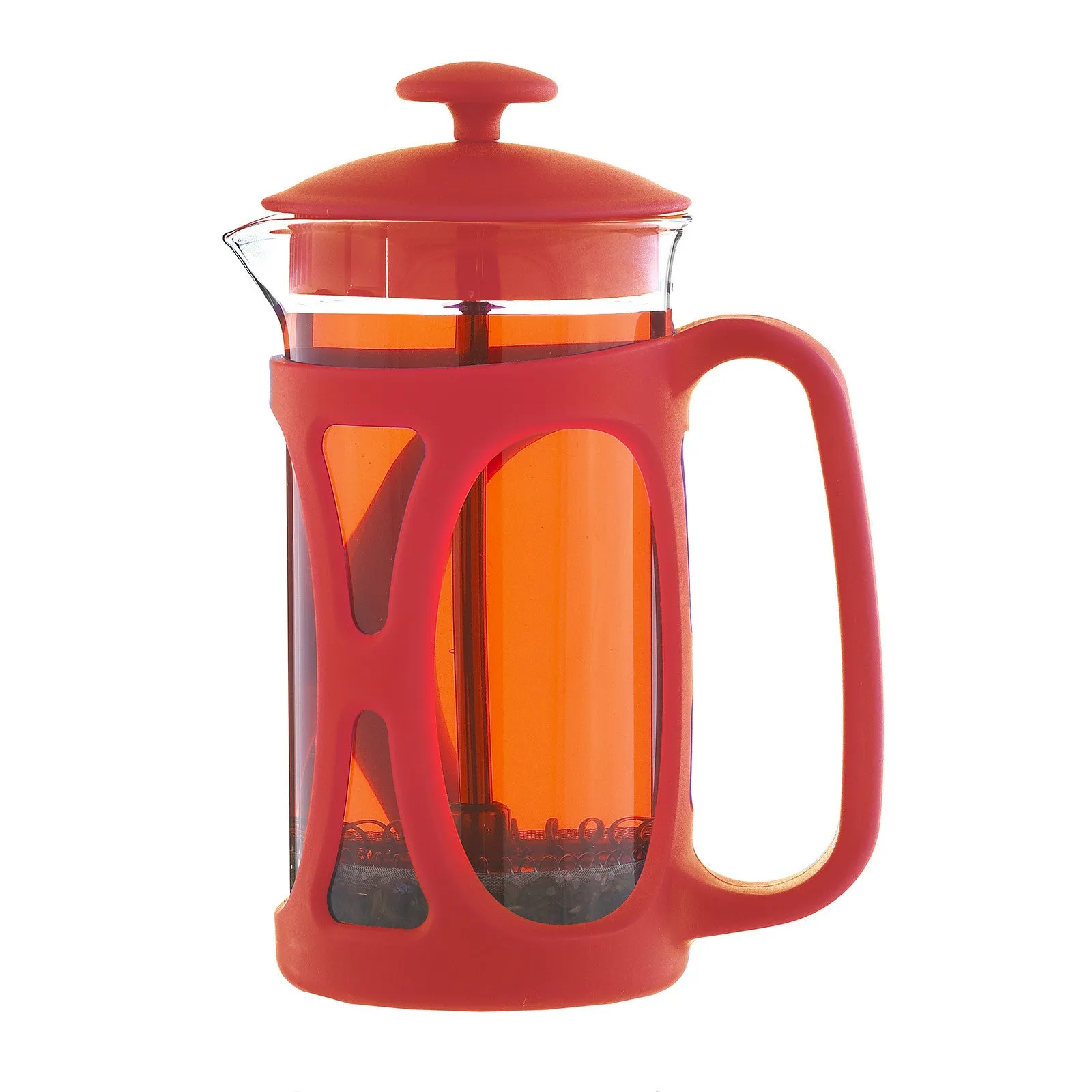 French Press: GROSCHE Basel - Red, available in 2 sizes