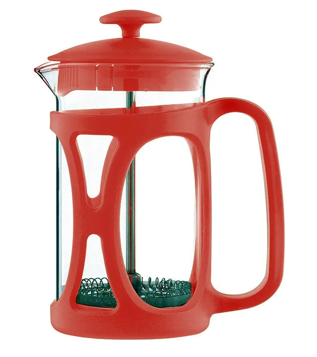 French Press: GROSCHE Basel - Red, available in 2 sizes