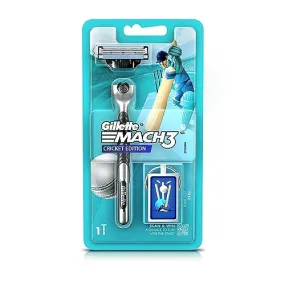 Gillette Mach 3 Cricket Edition Manual Razor with Key Chain