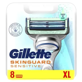 Gillette SkinGuard Sensitive Razor Blades for Men's Pack of 8