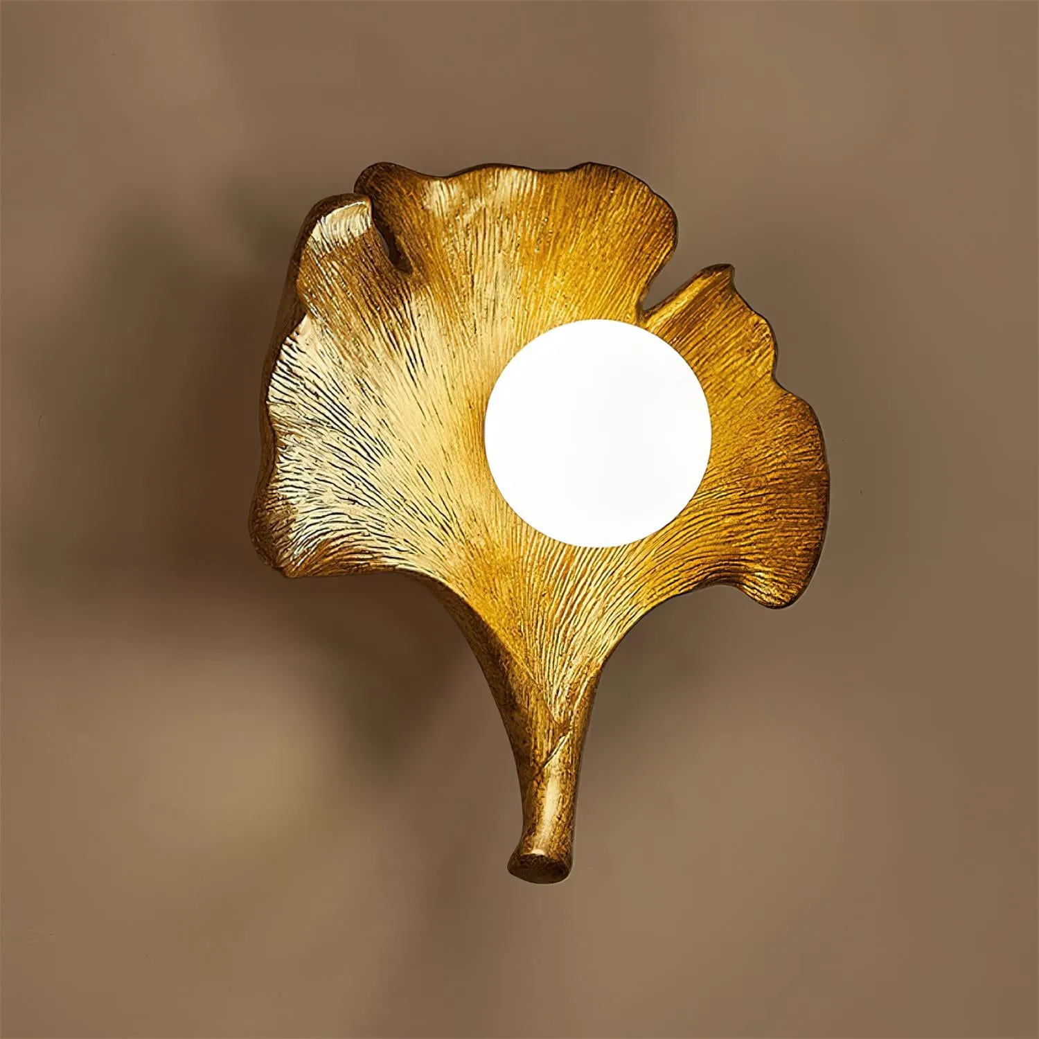 Ginkgo Leaf Wall Lamp 9.8″