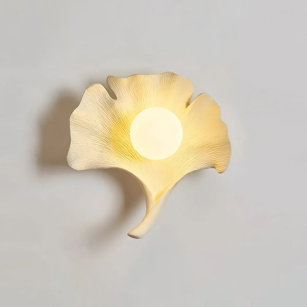 Ginkgo Leaf Wall Lamp 9.8″