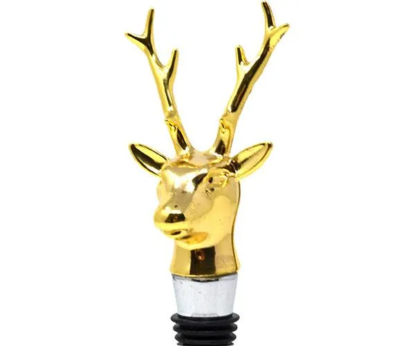 Golden Deer Bottle Stopper