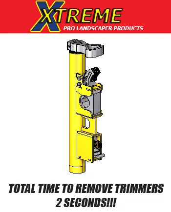 Green Touch Xtreme series 4 Position Line Trimmer Rack XC104 for Open and Enclosed Trailers