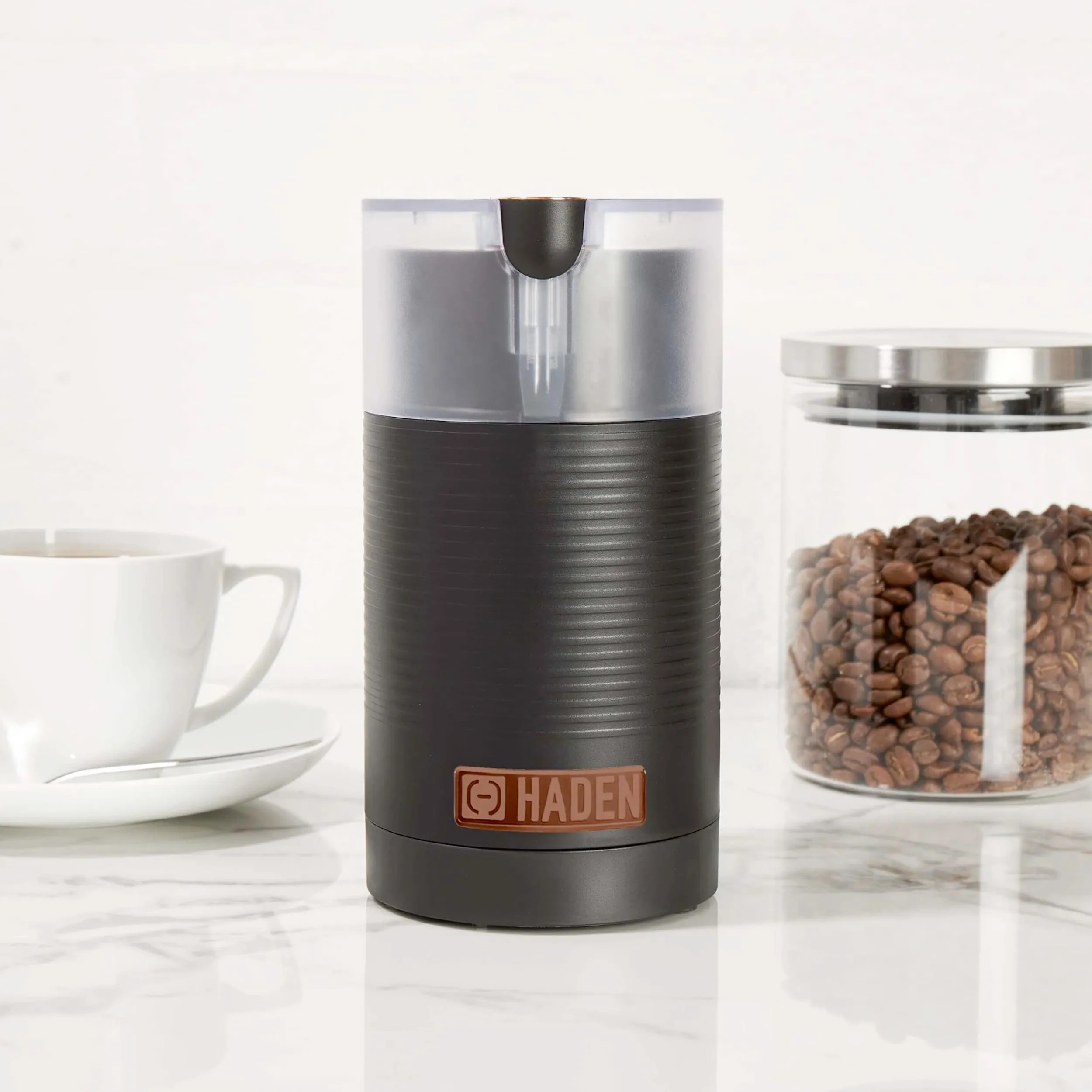 Haden Black & Copper Coffee Grinder