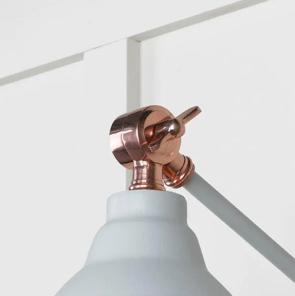 Hammered Copper Brindley Wall Light in Birch | From The Anvil