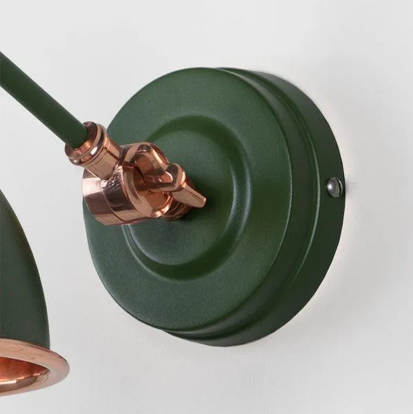 Hammered Copper Brindley Wall Light in Heath | From The Anvil