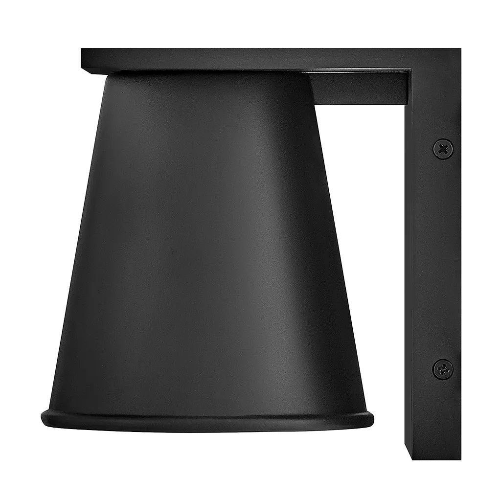 Hans Coastal Outdoor Wall Mount - Dark Sky Compliant - Black