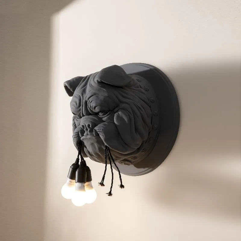 Hash Dog Wall Sculpture Light