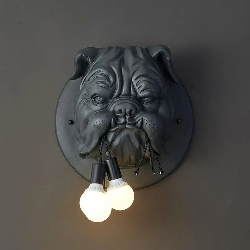 Hash Dog Wall Sculpture Light