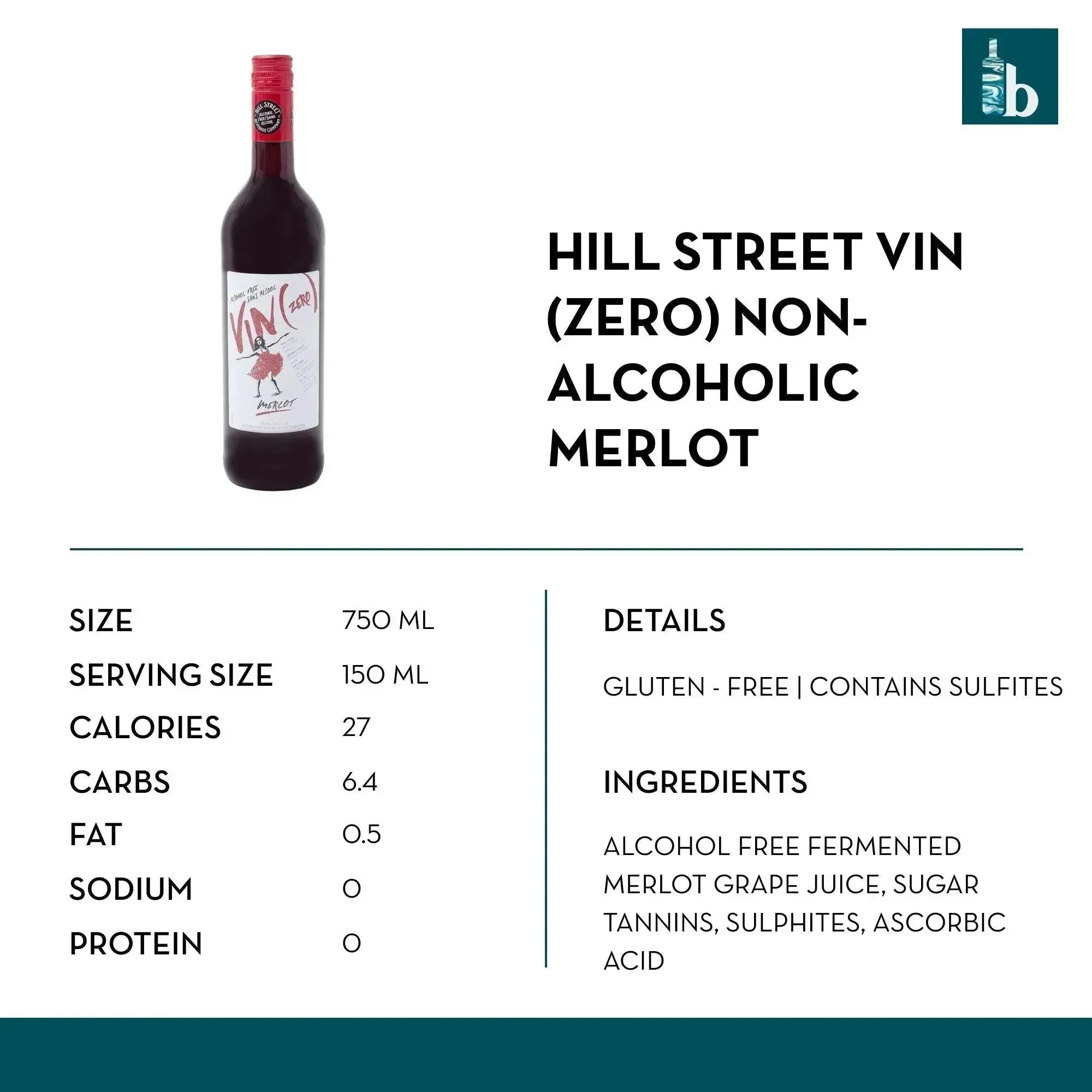 Hill Street Vin (Zero) Non-Alcoholic Merlot