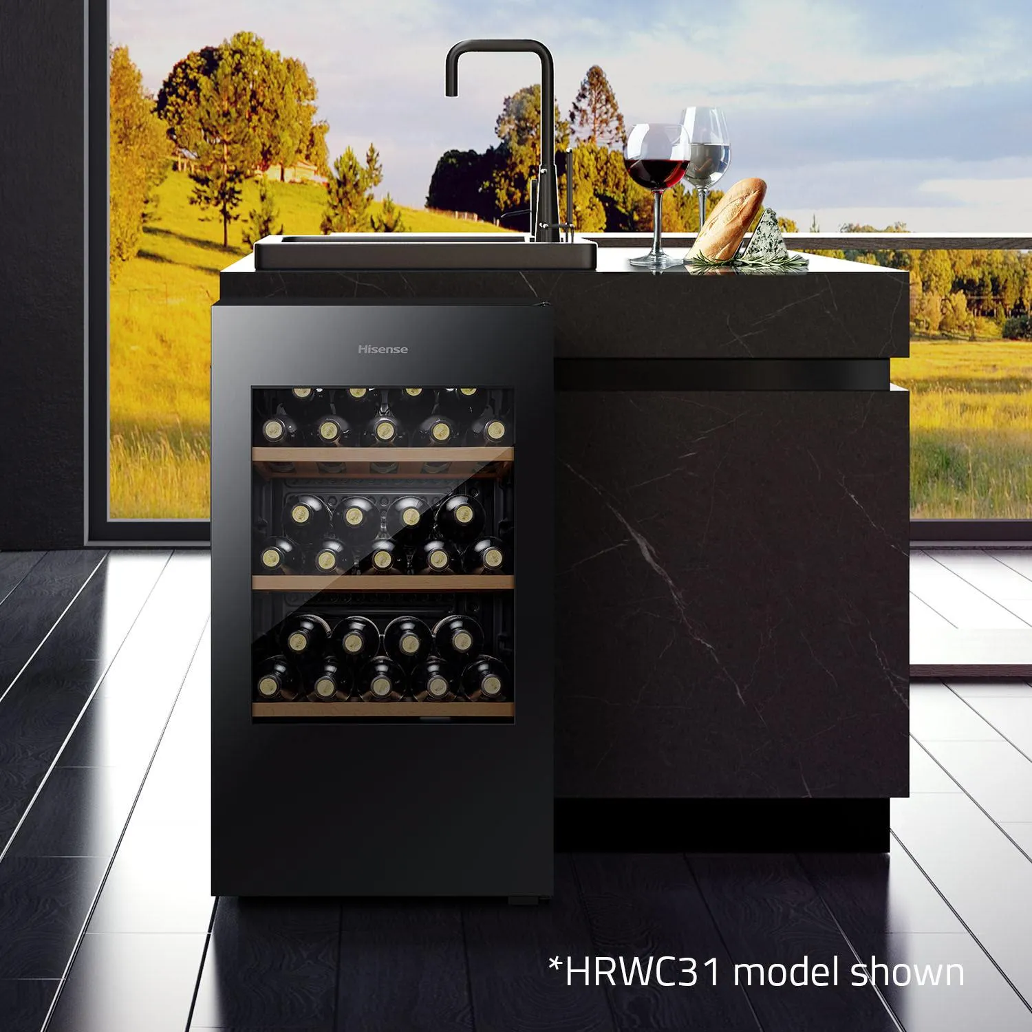 Hisense HRWC31 30-Bottle Wine Cabinet