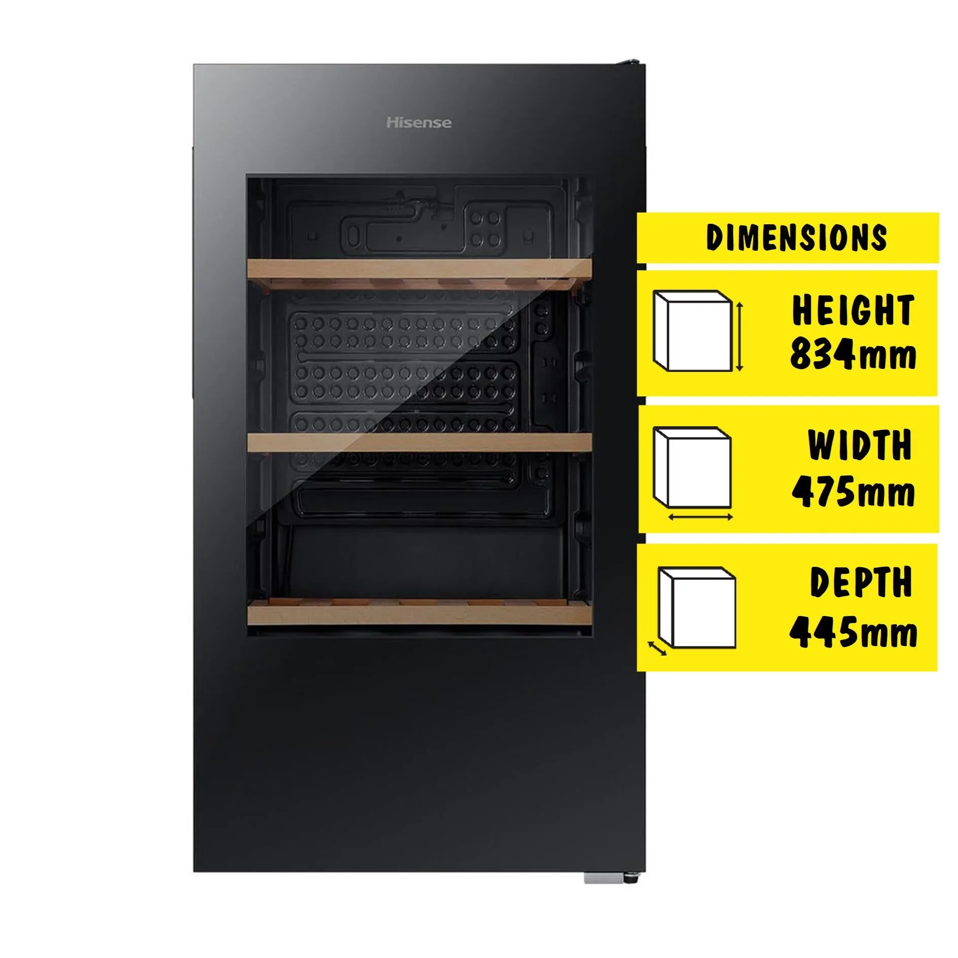 Hisense HRWC31 30-Bottle Wine Cabinet