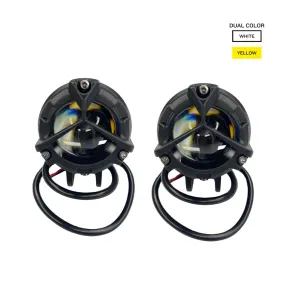 HJG HELICOPTER DUAL FOG LAMP (WHITE/YELLOW)