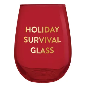 Holiday Wine Glass