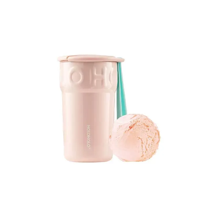 HOLOHOLO Sweet Cone Cup Insulation Cup Women and Men's 316L Water Cup Milk Tea Cup Coffee Cup