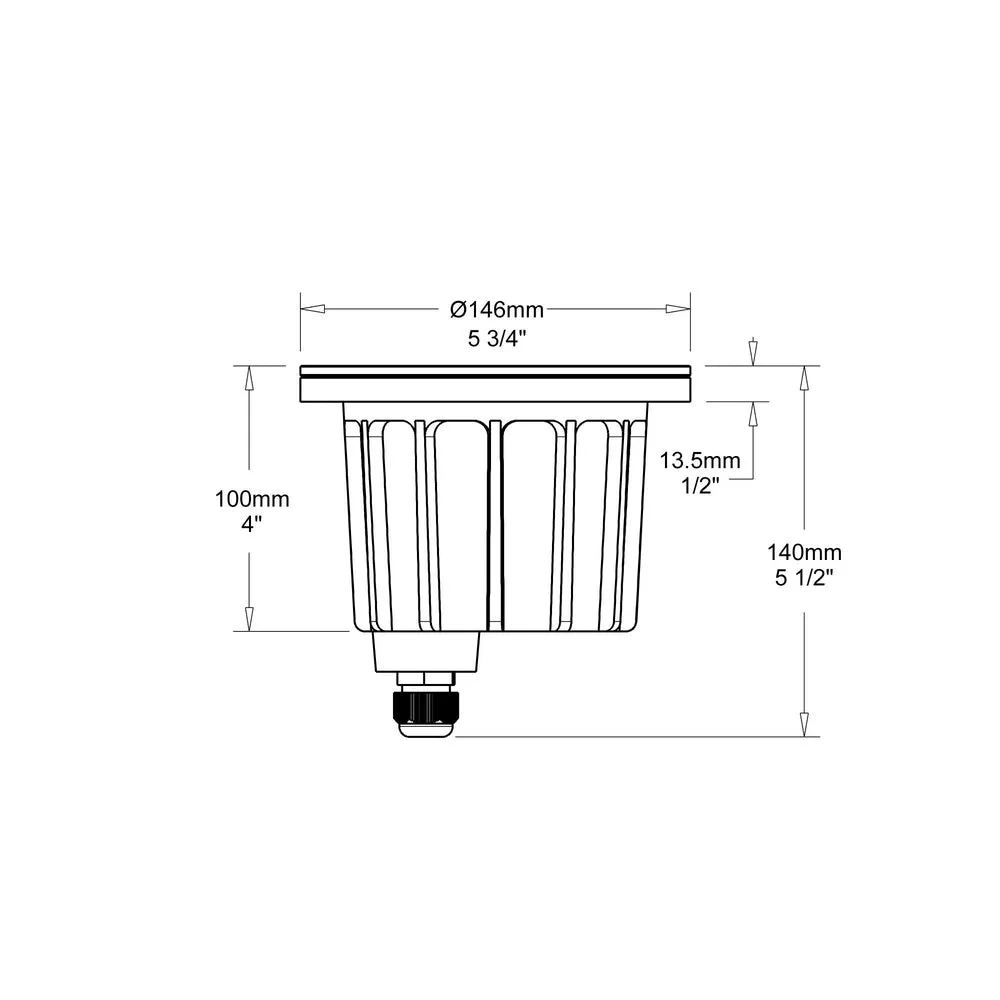 Hunza Cast Solid Bronze Lawn Light